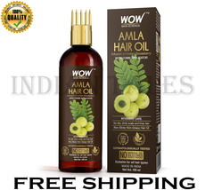 WOW Skin Science Amla Hair Oil Pure Cold Pressed Indian Gooseberry 100ml - £18.10 GBP