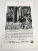Victor Red Seal Records Vtg 1929 Print Ad Advertising Art - £7.77 GBP