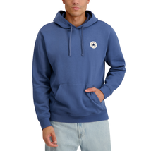 Converse Men&#39;s Logo Hoodie Pullover Sweatshirt Cotton Blend Relaxed Fit ... - $28.74
