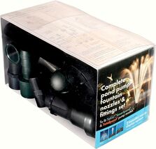 Pennington Aquagarden Complete Pond Pump Fountain Nozzles and Fittings S... - $48.08 CAD