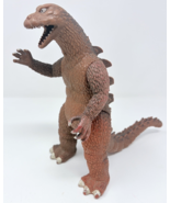 Vintage Dor Mei Red Brown Shark Fin Godzilla Toy Figure Imperial Knockoff - $24.99