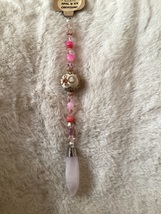 Pink Crystal pendent - $40.00