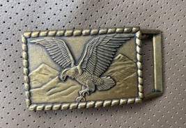 Vintage Levi’s Strauss Belt Buckle Flying Eagle Mountain Levi’s Maker’s Mark  - £15.94 GBP