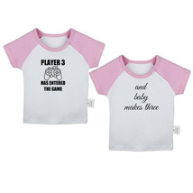 Player 3 Has Entered The Game Funny Tshirt Infant Baby T-shirts Graphic Tee Top - £15.39 GBP