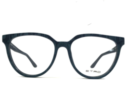 Etro Eyeglasses Frames ET2613 405 Blue Cat Eye Round Full Rim 52-16-140 - £46.51 GBP