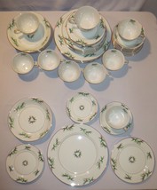 Harmony House Fine China 1954 Mandarin Pattern 7pc service for 6 43 pcs Gold #2 - £208.77 GBP