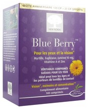 New Nordic Blueberry 120 Tablets + 20 Tablets Free - £84.73 GBP