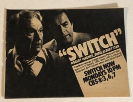 Switch Vintage Tv Guide Print Ad Robert Wagner Eddie Albert TPA15 - £4.63 GBP