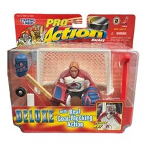 Patrick Roy Starting LineUp Pro Action Hockey Deluxe with Real Goal Blocking - £11.91 GBP