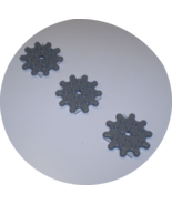 Used LEGO 4x4 Dark Stone Turntable Plate Round Gear 10 Tooth 61485 - 35443 - £7.81 GBP