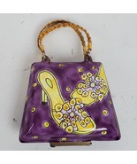 Vintage Handbag Shoe Pill Box Container 2 Inch Mag Close - €18,10 EUR
