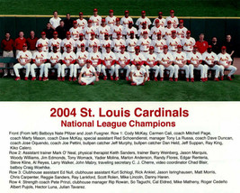2004 ST. LOUIS CARDINALS 8X10 TEAM PHOTO BASEBALL PICTURE MLB - $4.94