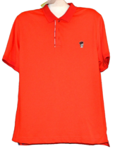 Robert Graham Red Logo  Men&#39;s Polo Shirt Cotton Size L - $83.85
