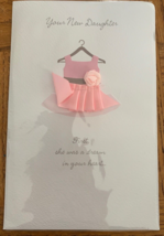 New Baby Girl Greeting Card&quot;Your New Daughter-First She Was A Dream N Your Heart - $8.79