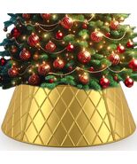Irrantan Metal Christmas Tree Collar 28 Inch Golden Christmas Decoration - $546.19 MXN