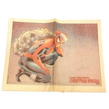 Comic Shop News Christmas Special Spiderman Santa Cover Art from Marvel Vintage  - $9.13