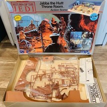 Star Wars Model kit MPC 1983 vtg Jabba Hutt Throne Room Action Scene fig... - £74.95 GBP