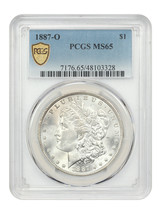 1887-O $1 Pcgs MS65 - £1,883.46 GBP