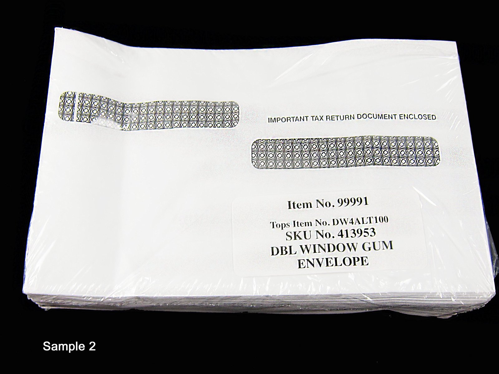 Primary image for EGP 4up W-2 Double Window Envelope For Inserting Equipment, 1,000 Envelopes