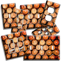Rustic Italian Winery Cellar Wood Wine Barrels Light Switch Outlet Plates Decor - £11.18 GBP+