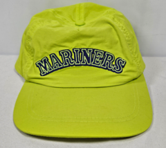 Seattle Mariners Neon Yellow 90&#39;s Night 2021 Giveaway Hat Cap BDA Snapback 90s - £15.85 GBP