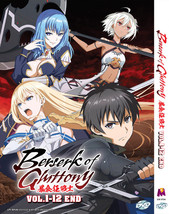 Anime DVD Berserk of Gluttony Vol 1-12 End English Subtitle Free Shipping - £18.39 GBP