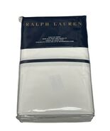 ️ Ralph Lauren Palmer Organic Cotton Percale King Flat Sheet 72&quot; X 84&quot; - $1,106.64 MXN