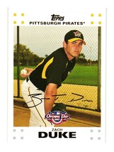 2007 Topps Opening Day Baseball Card Collector Zach Duke 4 Pittsburgh Pirates - £2.40 GBP