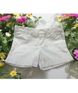NWT Women&#39;s Banana Republic Size 2 Eyelet Lace Cotton Shorts White 4.5&quot; - $23.75