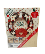 Vintage Plaid Apple Bits Cut and Paste Folk Art Country Stuff Sealed 59210 - £9.61 GBP