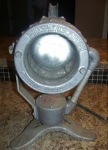 Deco Vintage Bullet S&amp;M Lamp Co Spotlight Swivel Base Los Angeles Ca Ship Marine - $148.49