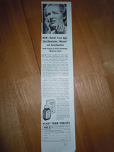 Vintage Yeast Foam Tablets Print Magazine Advertisement 1935 - $75.95 MXN