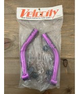 Vintage Purple Annodized Bar Ends &amp; Plugs Velocity Australia - New Old S... - €64,14 EUR
