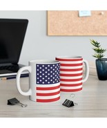 65 MCMLXV American USA Flag Print Ceramic Coffee Mug 11oz - $16.00