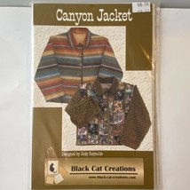 Black Cat Creations Canyon Jacket Pattern 4 - 22 Judy Reynolds Sewing Craft - $7.87