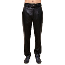 Casual Slim Fit Genuine Black Quality  Wear High Lambskin Men Soft Leath... - £83.21 GBP+