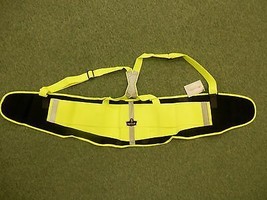 Ergodyne Back Support proflex Hi visibility lime size Small 25&quot;-30&quot; 64-76cm NEW  - £22.53 GBP