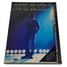 Jerry Seinfeld Im Telling You For the Last Time Live On Broadway DVD New Sealed  - £3.73 GBP