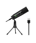 Computer Microphone USB 3.5mm Headphone Jack Streaming Mic With Tripod S... - $415.52 MXN