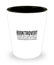 Funny Shot Glass Booktrovert, Book Lover SG  - £11.14 GBP