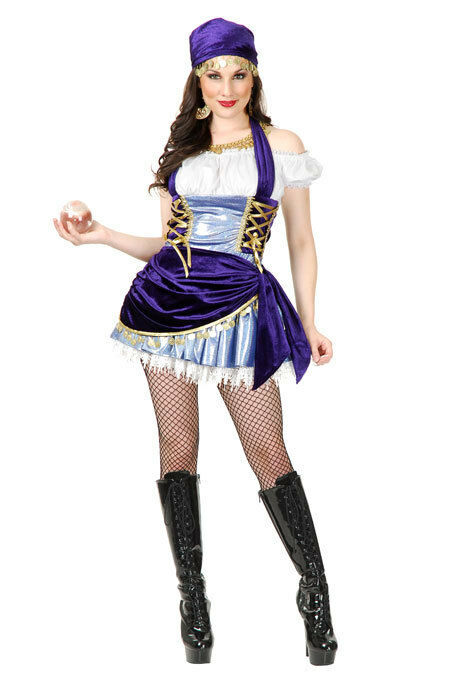 Primary image for MYSTIC GYPSY HALLOWEEN COSTUME WOMEN'S ADULT X-LARGE