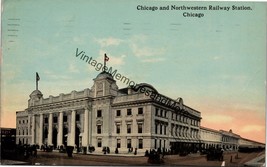 Chicago and Northwestern Railway Station Chicago IL Postcard PC331 - £5.58 GBP