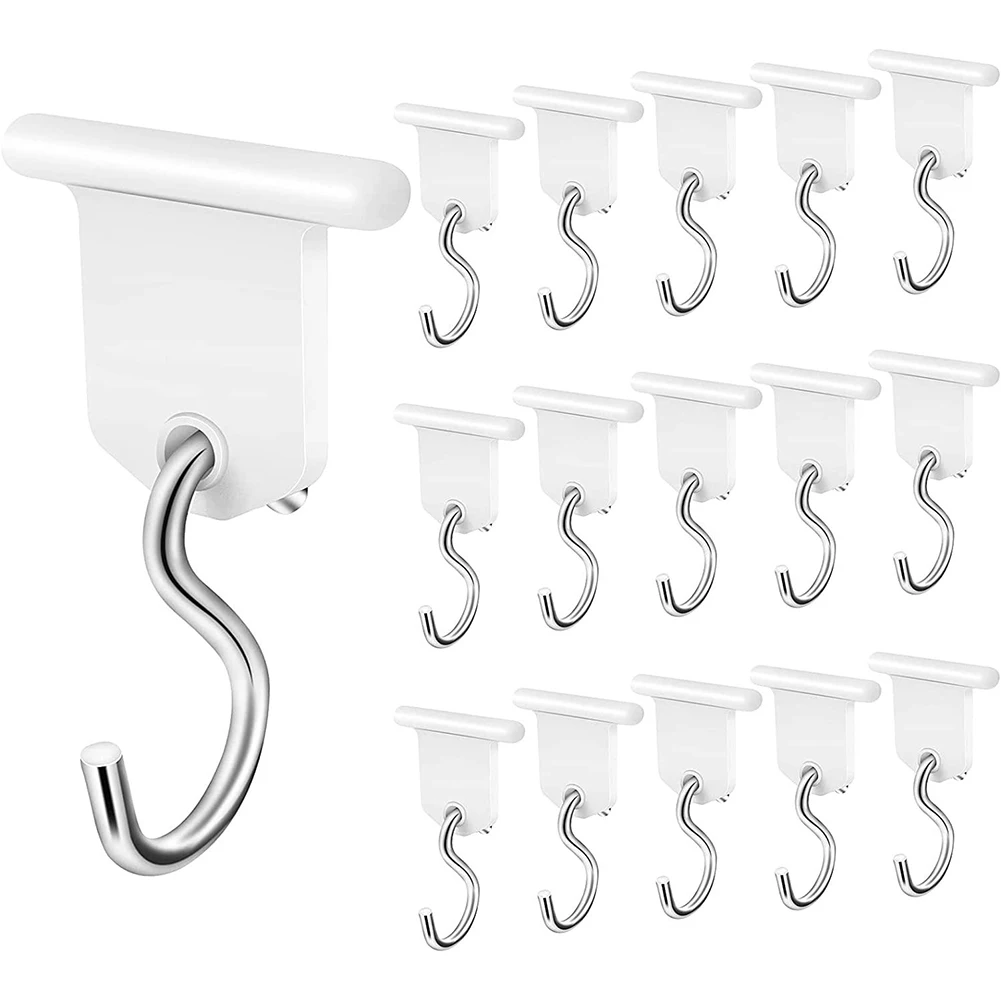 S-shaped Camping Awning Hooks Clips - RV Tent Hangers Light Hangers Party Ligh - £10.78 GBP