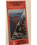 Vintage Sightseeing Tours Brochure Alcatraz Island San Francisco Califor... - £7.82 GBP