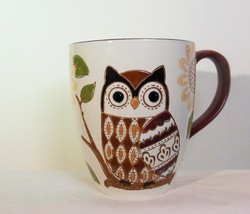 Owl Mug with Sunflowers 4.5 In - £11.59 GBP