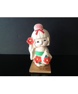 Geisha Girl MAIKO lady Figurine Ceramic Hand Painted Japanese Bisque Por... - $608.55 MXN