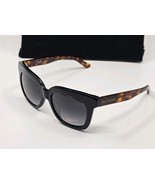Isaac Mizrahi Black Tortoise Sunglasses Cat Eye Oversized 52 17 140 IM30... - €32,20 EUR