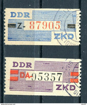 Germany DDR 1960 Officials Overprint Not issued  Mi III-IV MH/U  CV 120 euro 109 - £46.39 GBP