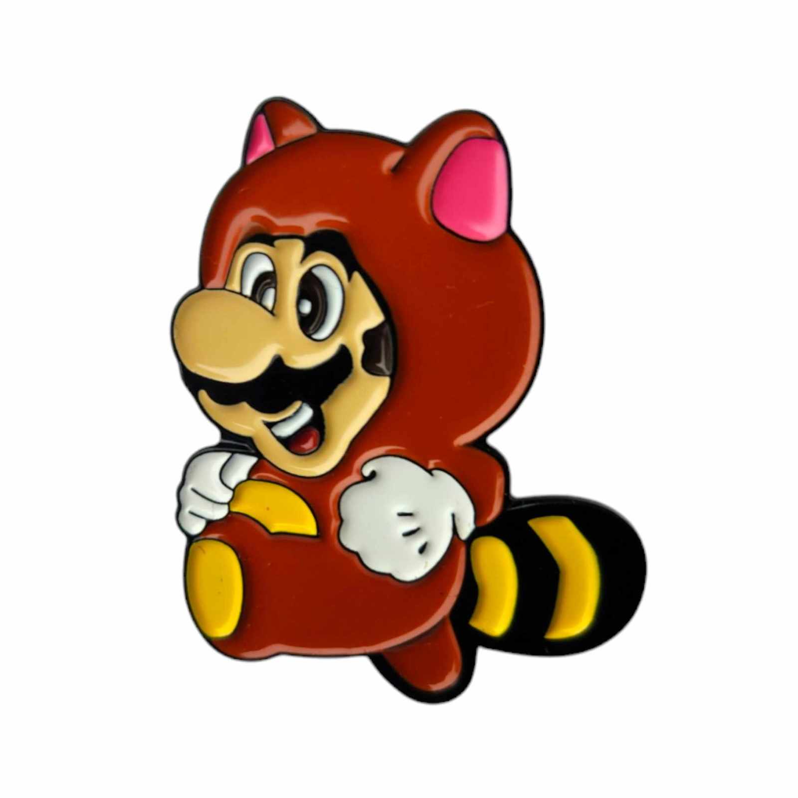 Tanooki Suit Raccoon Mario - Metal Enamel Pin Nintendo - Lapel Collector Promo