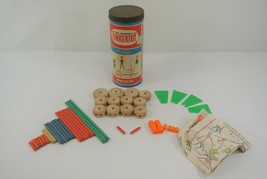 Tinkertoy The Original Toy Model Building Set 1965 ~47 Pieces Kids Game 3+ - £19.18 GBP